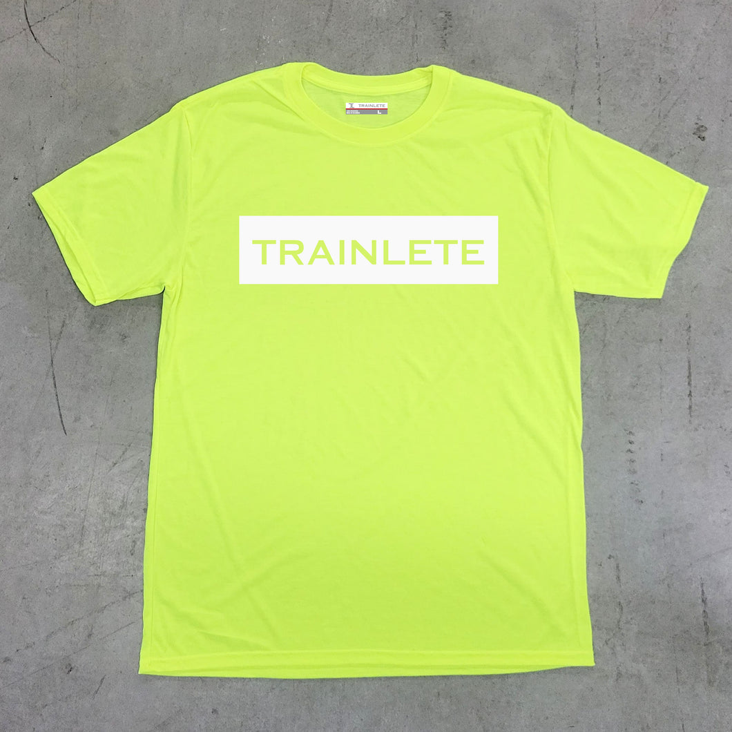 Trainlete Block T-shirt Neon/white